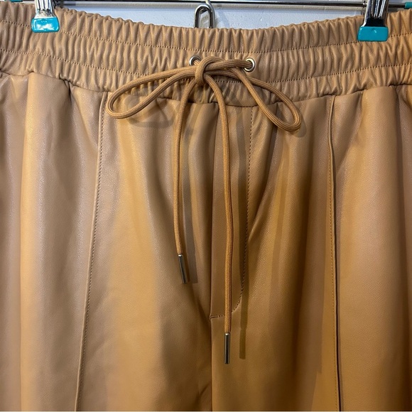 Calia Journey Collection High Rise Straight Leg Pintuck Pant Tan Size Large - Picture 3 of 5